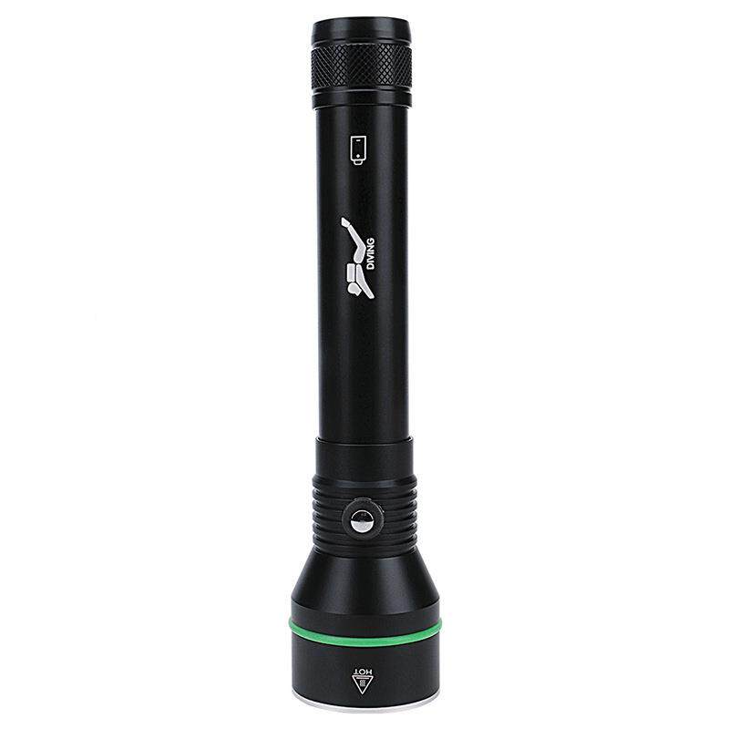 下新款赶海手打捞HP70.2潜水灯水照明电筒无品牌/防水110米Xp70潜