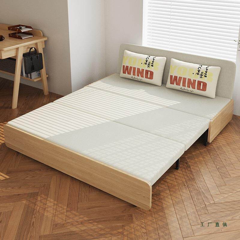 沙发床小户型坐卧用多功能1.米5简折叠985布两艺沙易发可变床