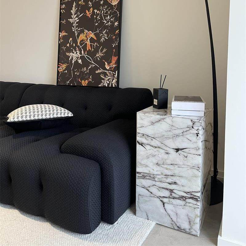 阳台简XUN约茶几发厅透明边几客轻家用奢角几小户型极简床头沙小