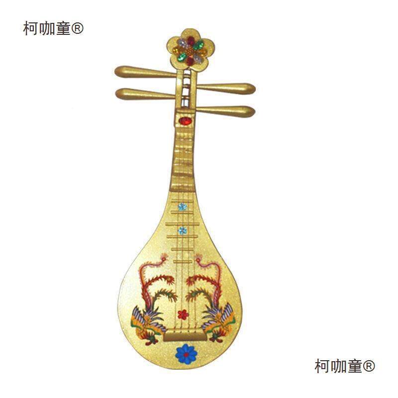 箜篌团体竖琴排琵琶舞铃具鼓道DEG道具蹈舞金色漫展琵琶服汉箫麦