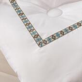 织带酒店民宿夏被双人被子加厚保柔软凉冬季 暖被芯RUL白色宾单馆