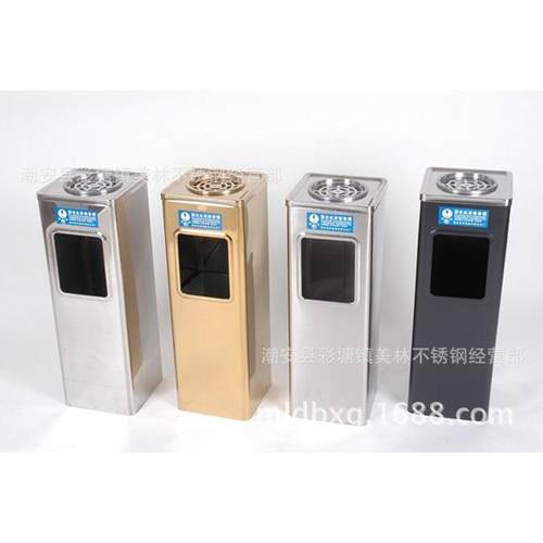 不锈钢果桶垃桶无圾磁缸户外垃圾桶内桶方形烟灰FXW酒店皮商场卫