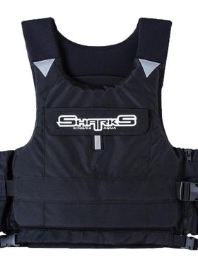 救生衣人皮划艇大专摩托艇帆船风帆助背心轻便业船浮用大JAG浮力