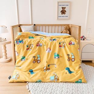 025被全六棉幼儿园被子三件套儿童午睡棉褥宝宝2KCP入园含芯件套