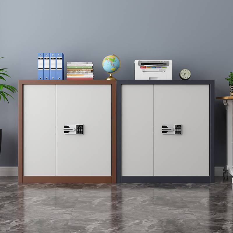 指纹保密柜财务档案柜资料储物柜矮柜保险柜电子密码国宝锁文件柜