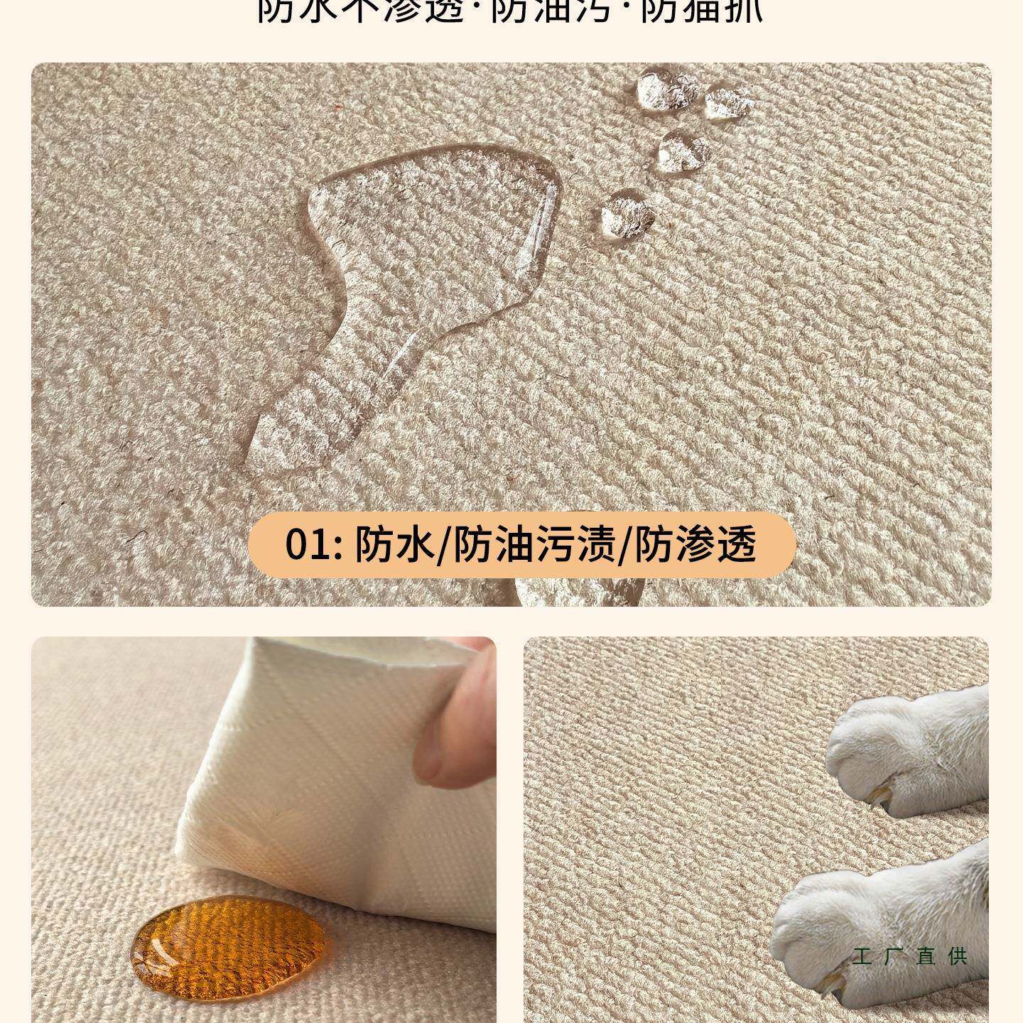 圆形地毯客厅中古法式防水电脑椅复古卧室异形梳妆台茶几沙发地垫