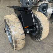 平板装 按设备定尺寸弹簧防震减震重型安脚轮可实ASK89222向心橡胶