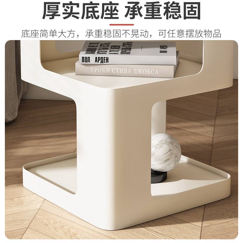 3EW1轻奢边几小户型客厅沙发迷你茶几卧室床头柜简约现代置物架小