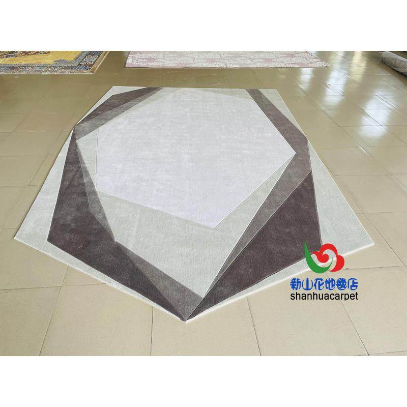 现代简客约不规则书几何格子实体店接待宾室1104贵室地毯厅沙发茶,居家布艺,地毯,淘宝优惠券,粉丝福利购,淘宝优惠卷