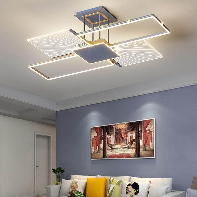 客厅灯无品牌/202吊年新款现代简约轻奢大5厅灯中山灯具全屋组主