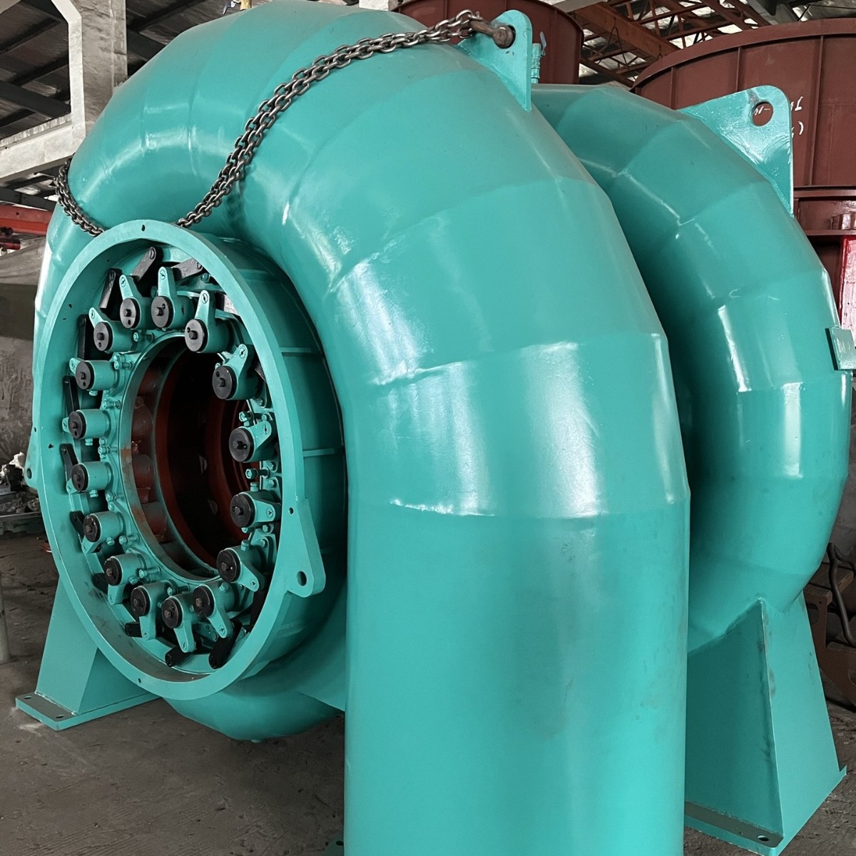 1250KW混流式水轮机水电站发电