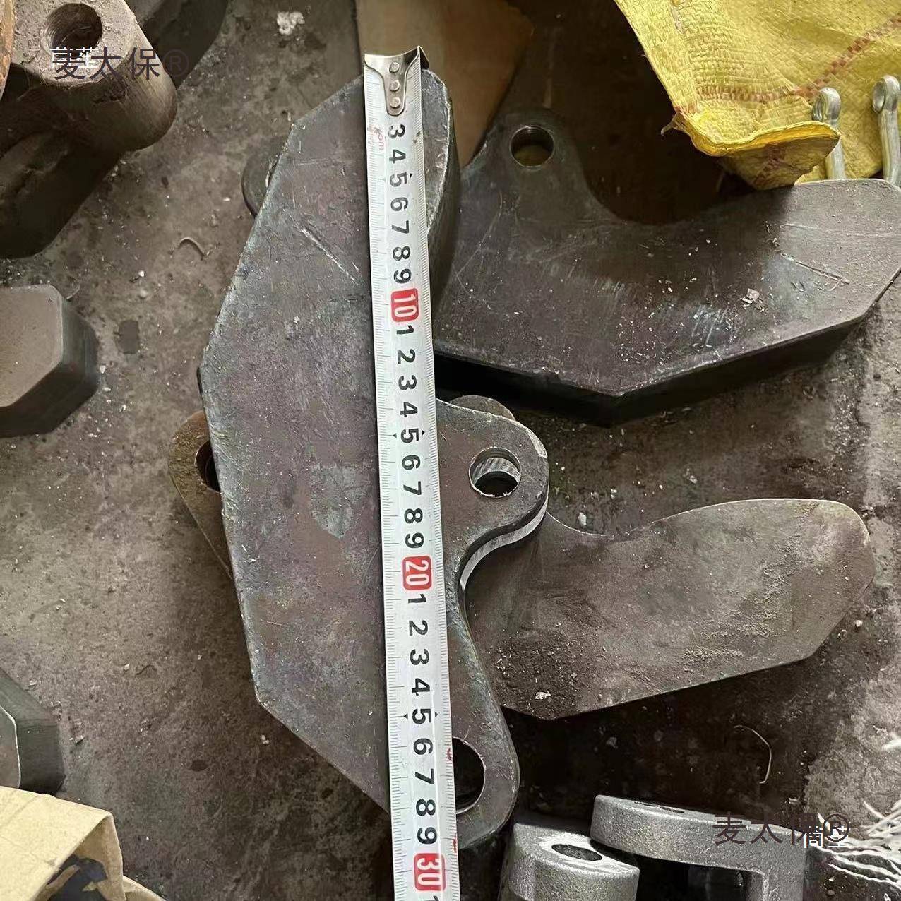 卸车配件翻斗车后门链自钩条自动锁保钩锰钢实心熟铁AIQ挂钩麦太