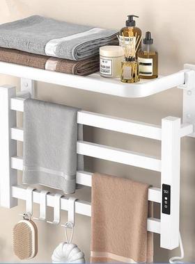 打孔浴巾架热毛巾电加热PDD10265家用架电能烘干器卫生间置智物架