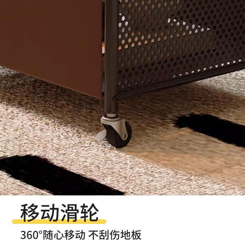 家用移GYU动客厅沙小发边几卧可室床头柜茶简约阳台桌子奶油风带
