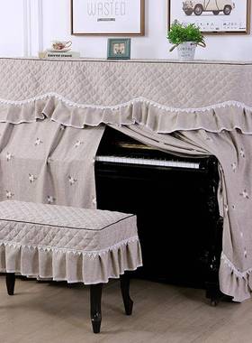 琴亚麻冰晶45083钢钢花琴套两件罩套