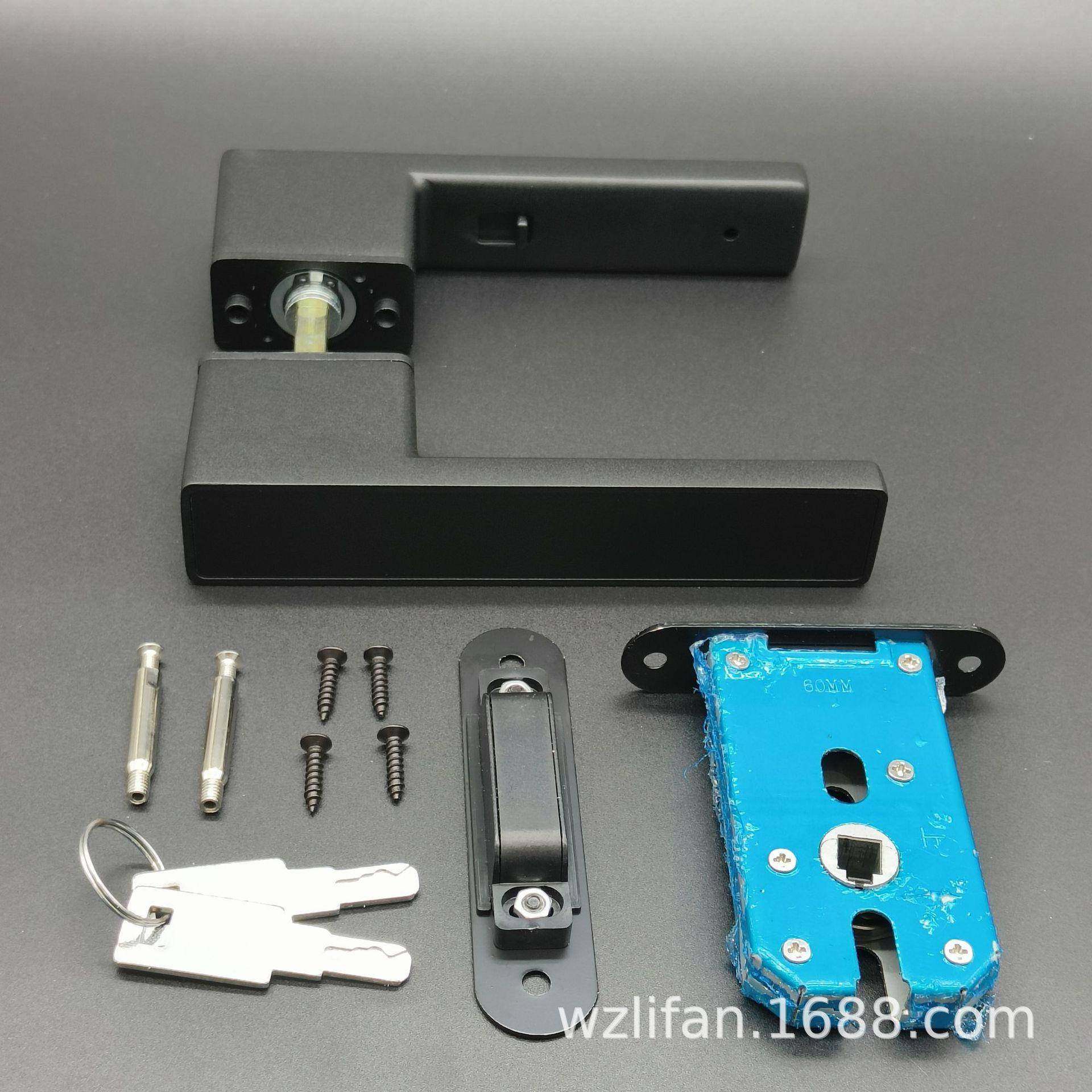 立RKK帆极简约室卧室锁磁吸静锁现代隐形暗藏音锁芯门生态门把内