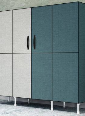 简易组装用衣柜卧室双人布45042艺收纳柜实粗布衣柜钢管加加全钢