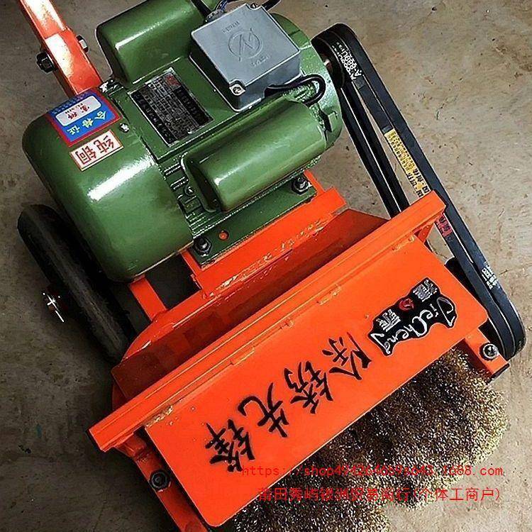 新彩瓦翻新除锈机钢打磨机平面铁板打磨抛光机款大JME型手推式锈