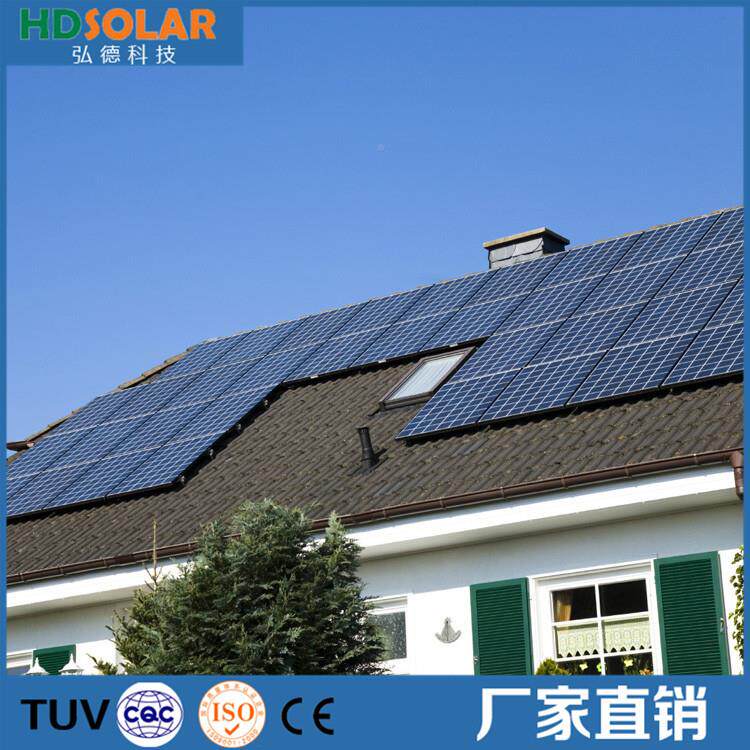 9kw家用太阳光伏GAU发电并网系统光伏发系统能屋电顶太阳能电站