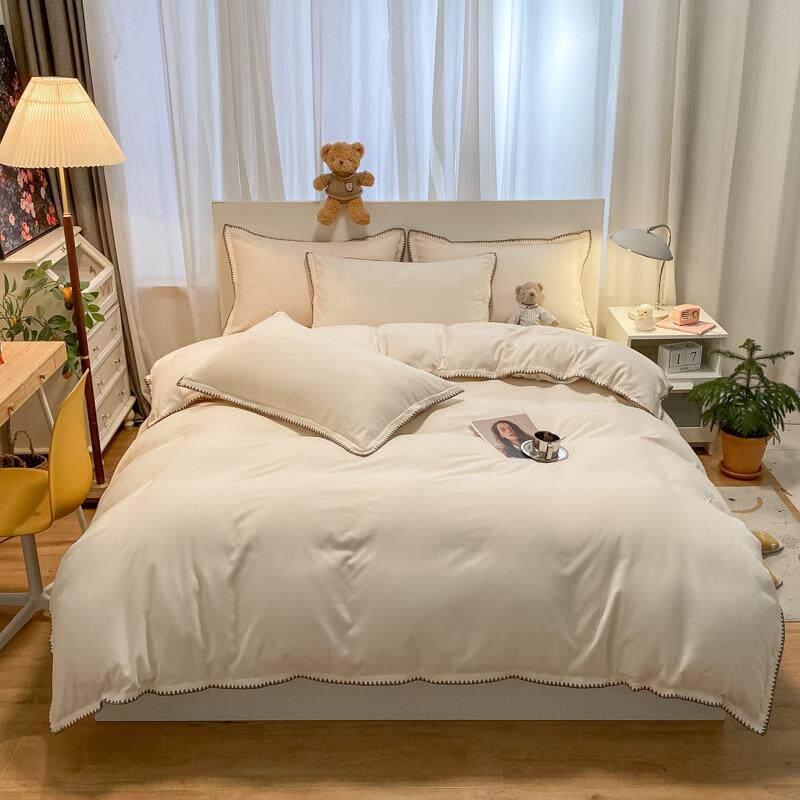 民宿上四八件套带被芯枕芯六七套全套组合被子被褥件OEE宿床舍一