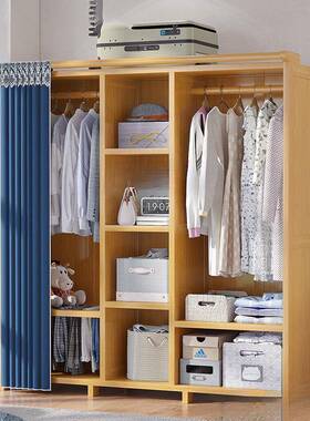 防尘AL101122衣简易组装衣多柜挂区家用卧室出租房组合柜子出租衣