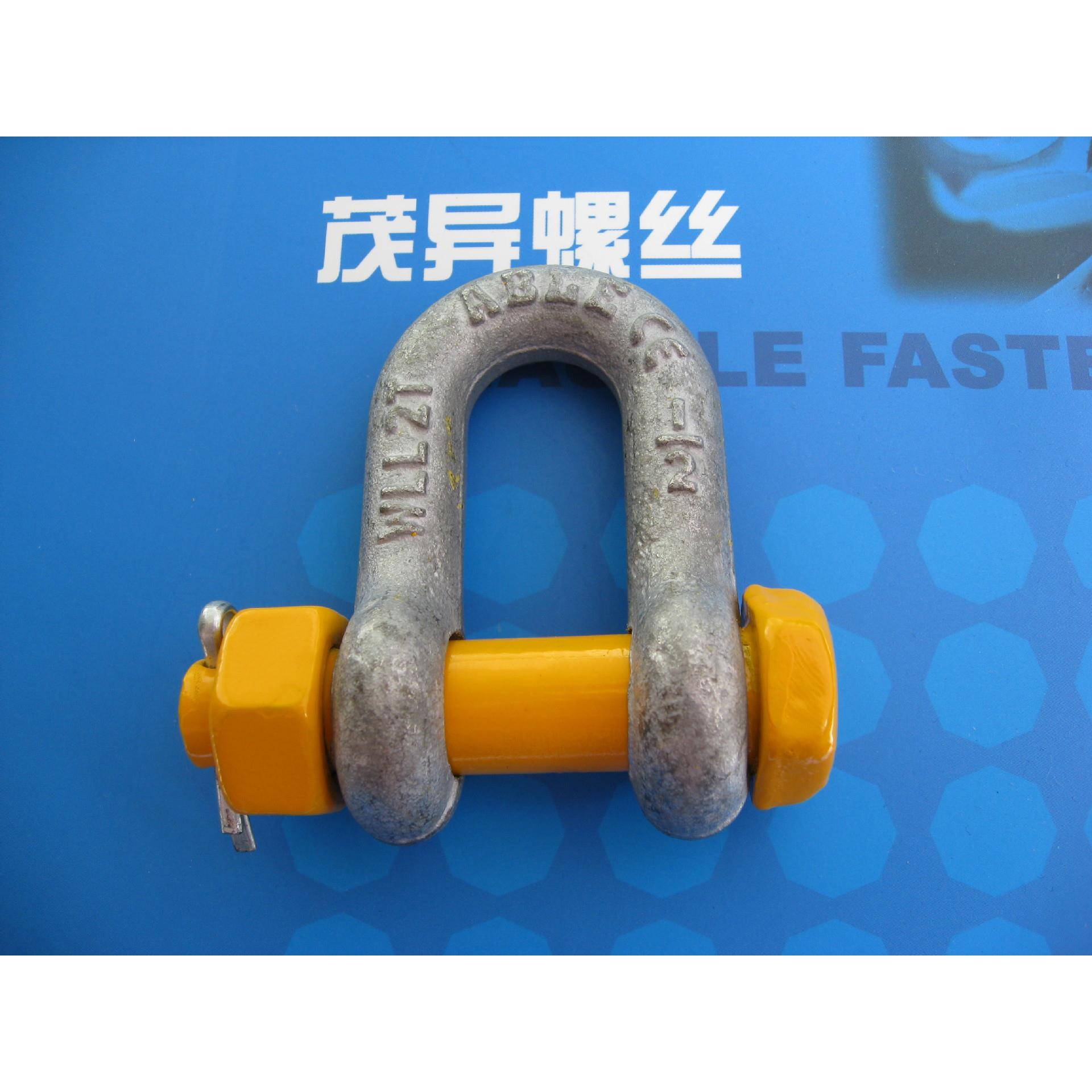 D型合钢螺栓构结3带JRY安全销金卸扣CB061