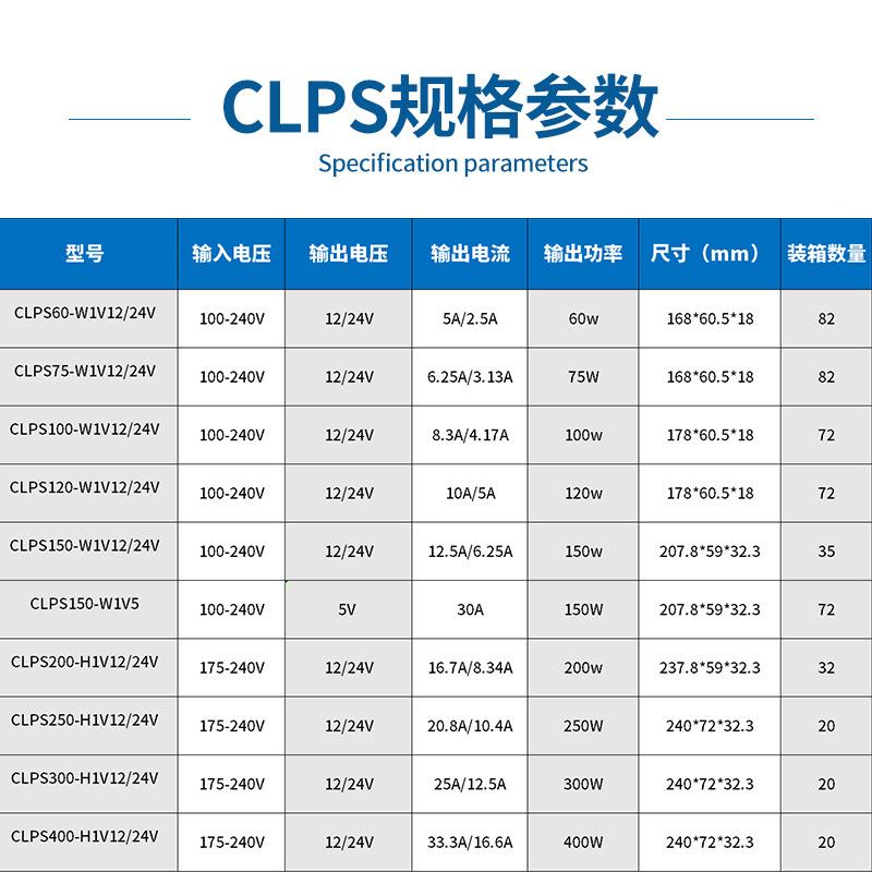 超户外直CBP流防源水开关电12v24v薄灯带灯箱le变d发光字电源压器