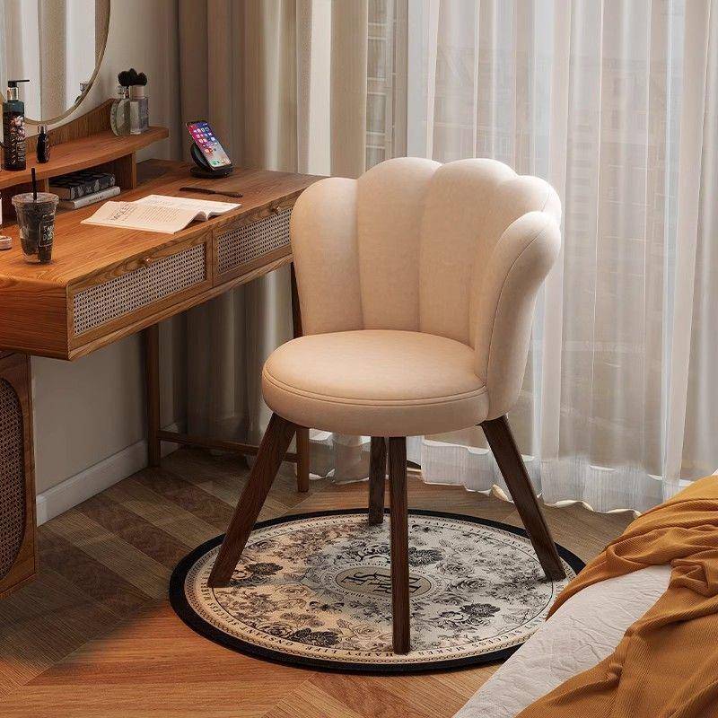 复凳轻奢中古室风梳妆椅实木可旋转古妆椅女生das66040卧梳妆台化
