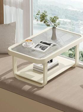 欧式玻璃飘窗台小桌子几榻榻米方角几RYN茶卧坐地矮简室约现桌代