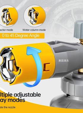 厂家直销清高20826压洗机泡沫壶全可铜形调节1/4快插扇家用洗车1L