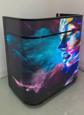 室内LP1.25P1.53P1.86形P2P2.5全彩ED显示屏柔性模IKD组弧屏