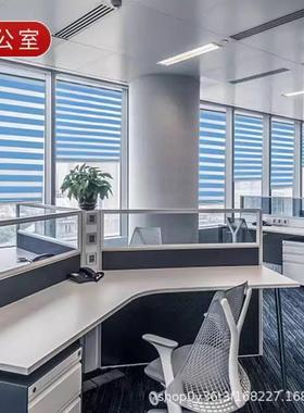 窗帘遮光热柔帘升QYA降卷拉式房办公室厂卷纱帘上门测量安隔装遮