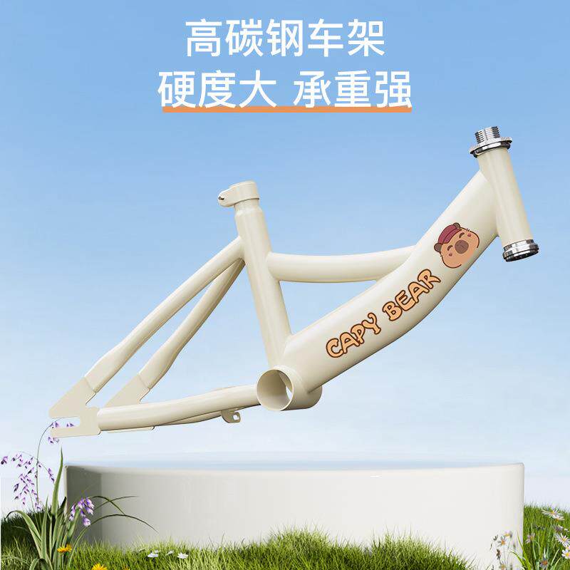 卡皮ba踏la儿童自行车女孩3孩644158一10岁小女童-8宝宝女款脚单