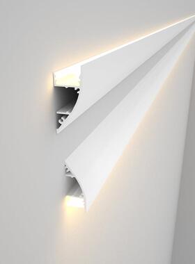 装明线洗墙性灯向上PCO下发光洗顶线条灯店铺客厅卧向室腰线氛围