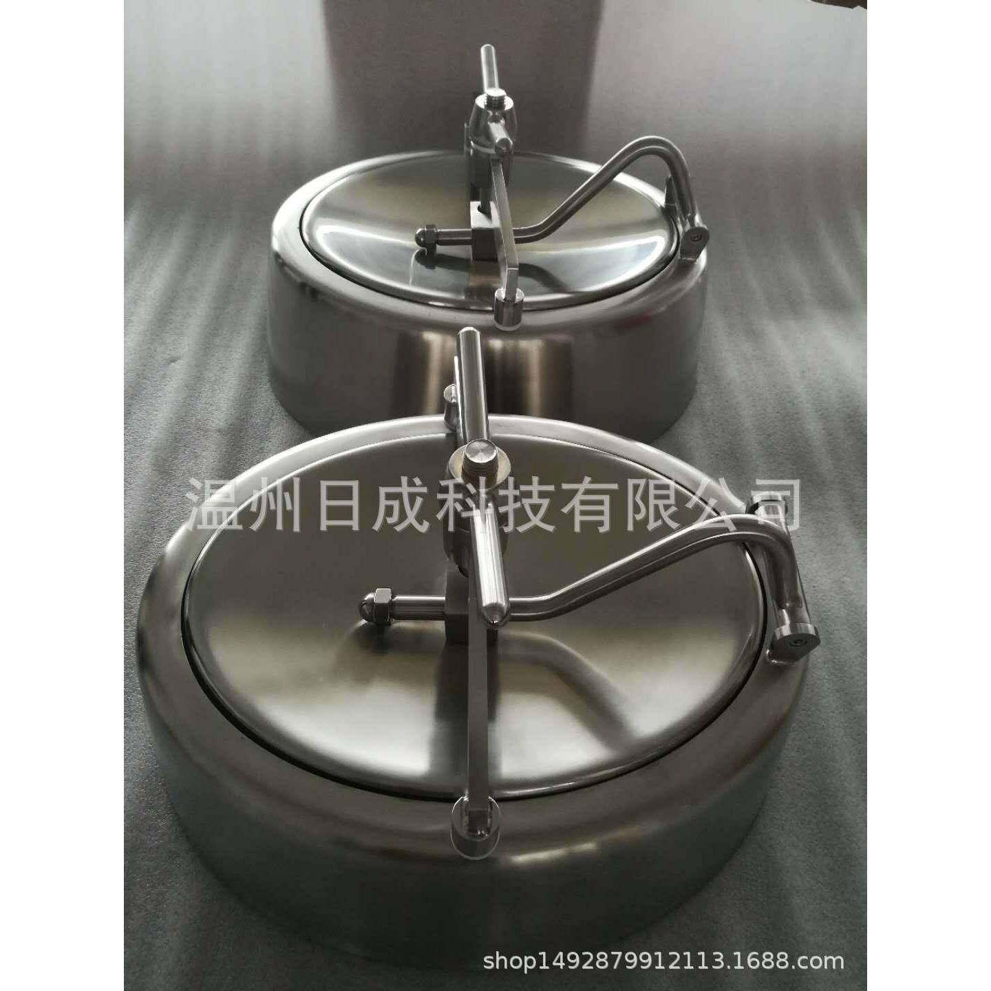 厂直家喇叭口压力人VTA孔供卫生不锈钢级椭圆内开人孔盖侧开人孔