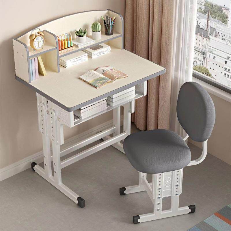 学校中学生小课桌椅可升降学习桌OHQ椅套装教室孩子家直用书桌架