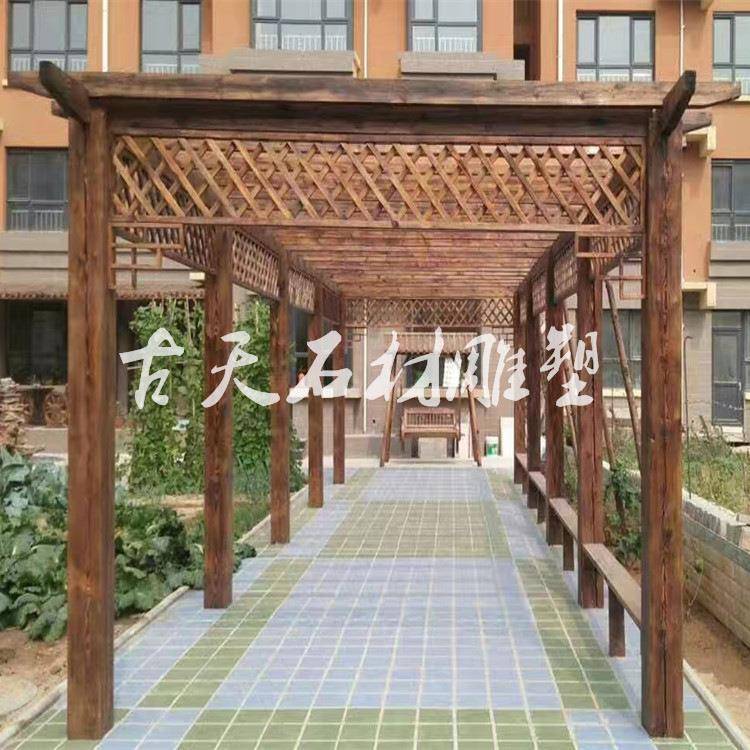 腐山西木防JOX凉亭山西木长廊西葡萄山架