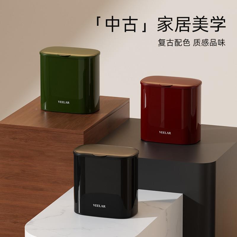 VEELA厨R房垃圾PXU桶挂式家用2025新款免弯复腰古橱柜壁璧挂高颜