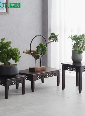 花架地子客厅落25638式花台客厅绿萝置花架仿古中式几室内花盆花