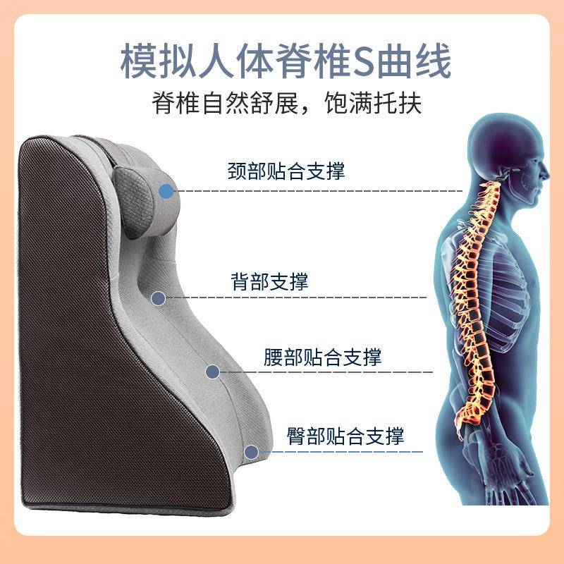 ?诺伊头曼床头躺着的三角枕无品牌/半躺靠垫护老人上靠背孕妇床腰