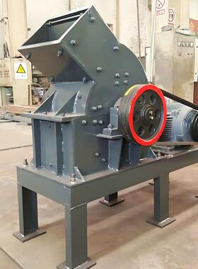 小型锤式破VWS碎机卵石砂机PC3鹅0*500型石头粉0碎机移动碎石制机