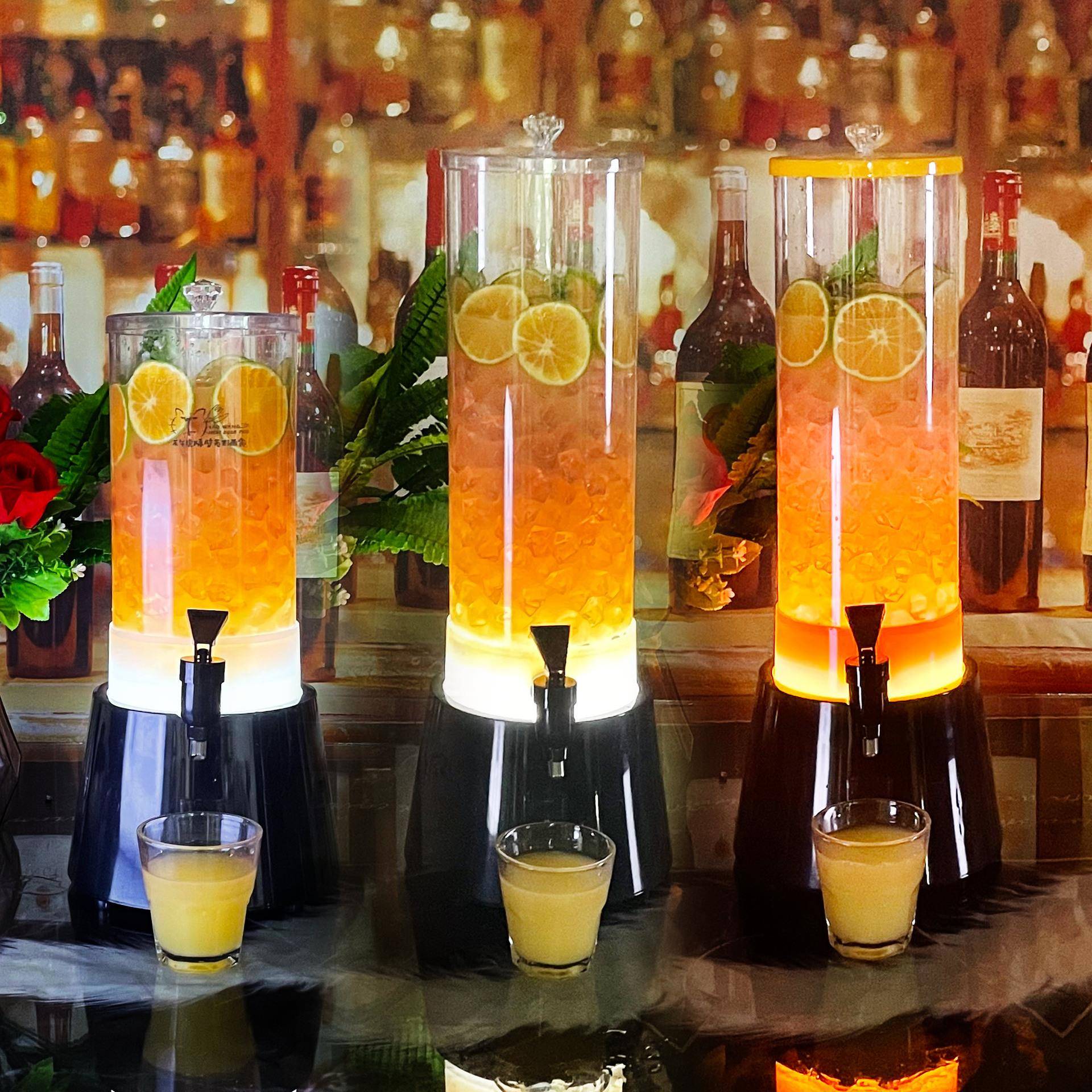 酒炮酒电吧3升发光扎啤酒带龙头网红2AUSL可乐饮桶可充炮料啤酒桶