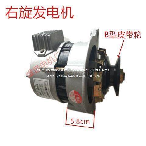 农用车拖拉机三轮车12V14V伏充电带灯两用单缸柴油机大功率发电机