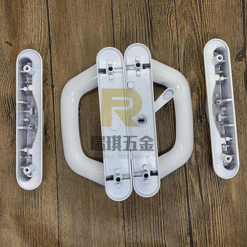 双边华对SOM接锁推门门拉锁具衣柜对开移厨房隔断豪阳台拉手锁大