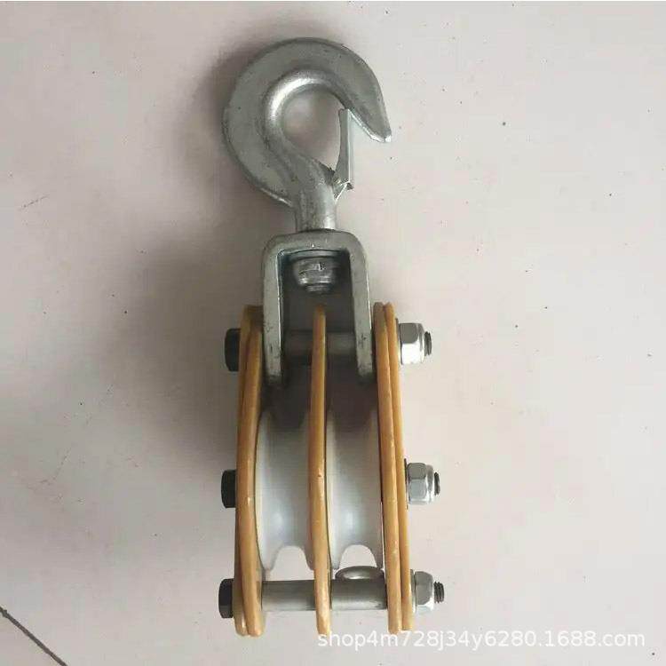 力电施起工吊牵滑子配网带电作PRK业用引绝缘滑车高空放线滑轮