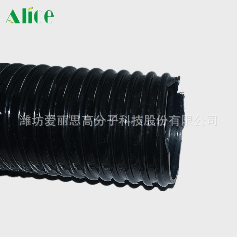泥浆管EVLPVC耐压螺旋方筋尘吸管管管通气排风方骨增强软管给水管