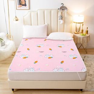 婴儿隔尺尿垫宝号防水可洗寸床单童SWP儿床垫纯棉透宝气隔夜整床