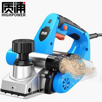 质浦电手提木家用小型刨TBL多功能刨木刨机压刨工机电动工具电刨