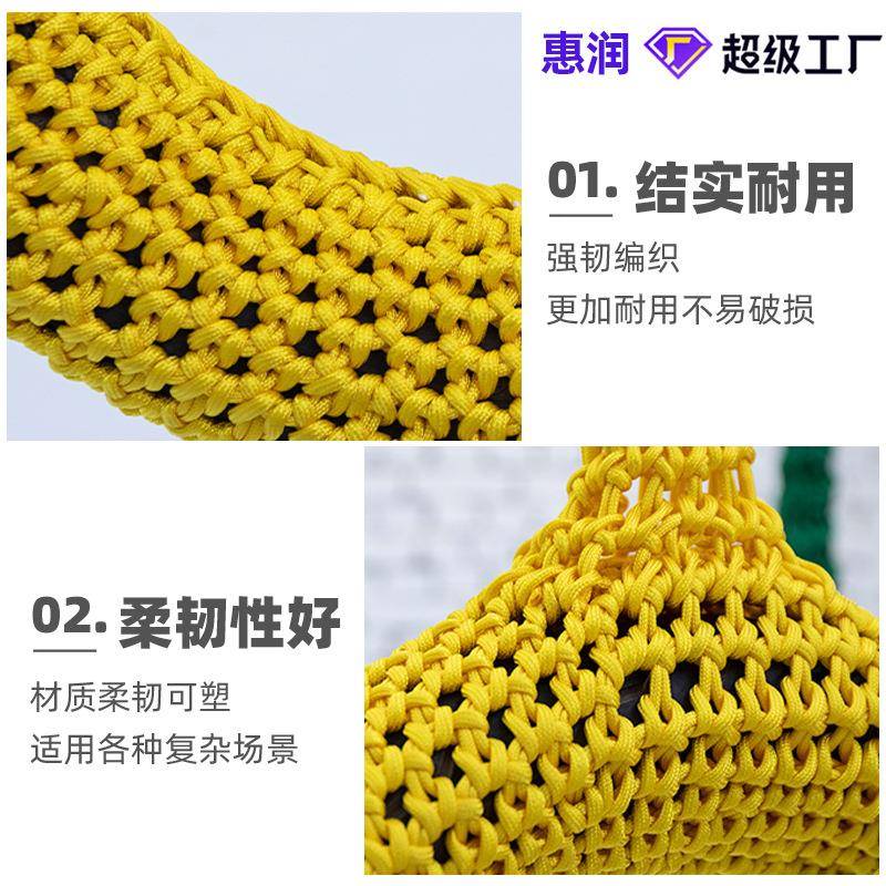 儿绳编轮胎彩防护网秋千色乐园攀童A14爬丛林魔网体能游乐悬挂织