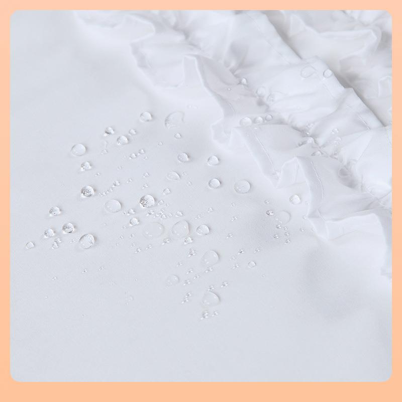 ?式潮流时厚尚浴清新涤纶布加F7MT8JMS防水洗欧澡间手工裙摆帘加